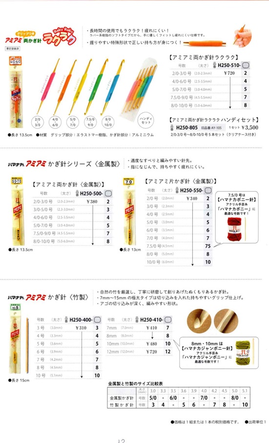 リッチモアP12かぎ針