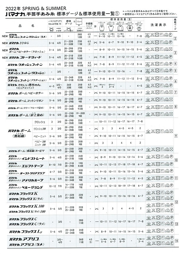 糸一覧①
